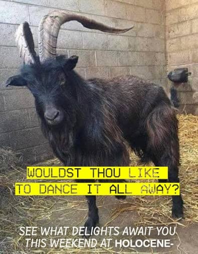 Holocene on Instagram: 🐐 wouldst thoust likest to liveth deliciously-eth? 🐐