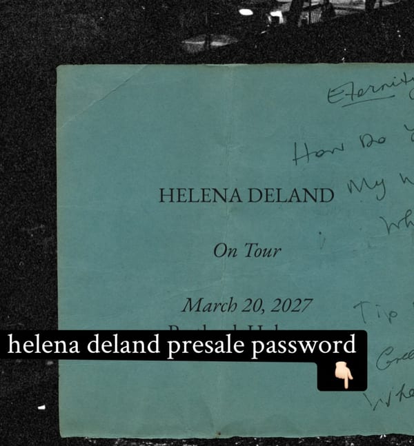 Holocene on Instagram: Announcing @helena_deland here on March 20th!
