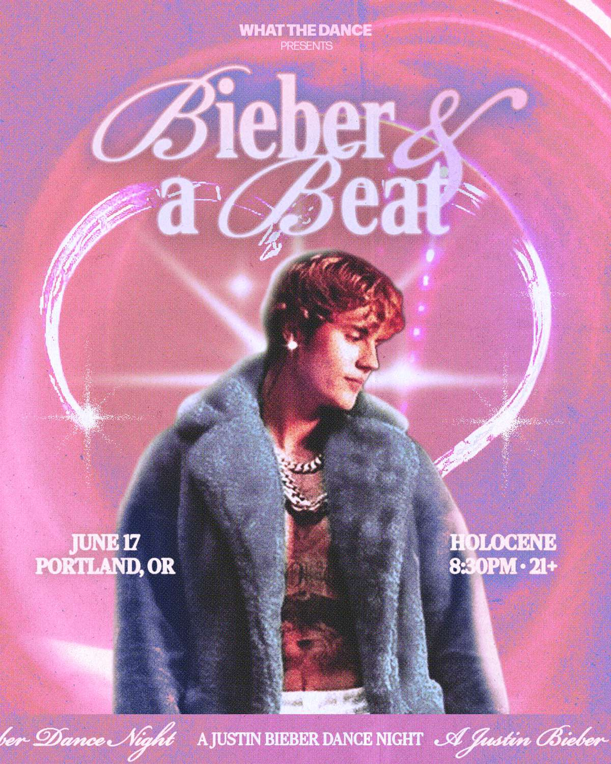 BIEBER AND A BEAT: A JUSTIN BIEBER NIGHT - 21+ | Holocene