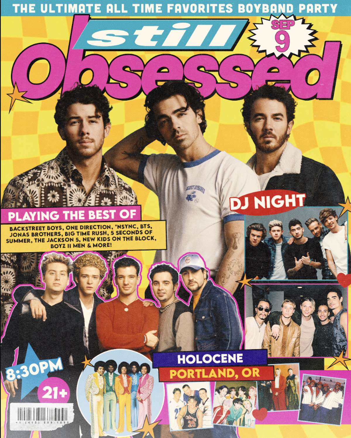 ★ STILL OBSESSED: The Ultimate Boyband Party ★ – 21+