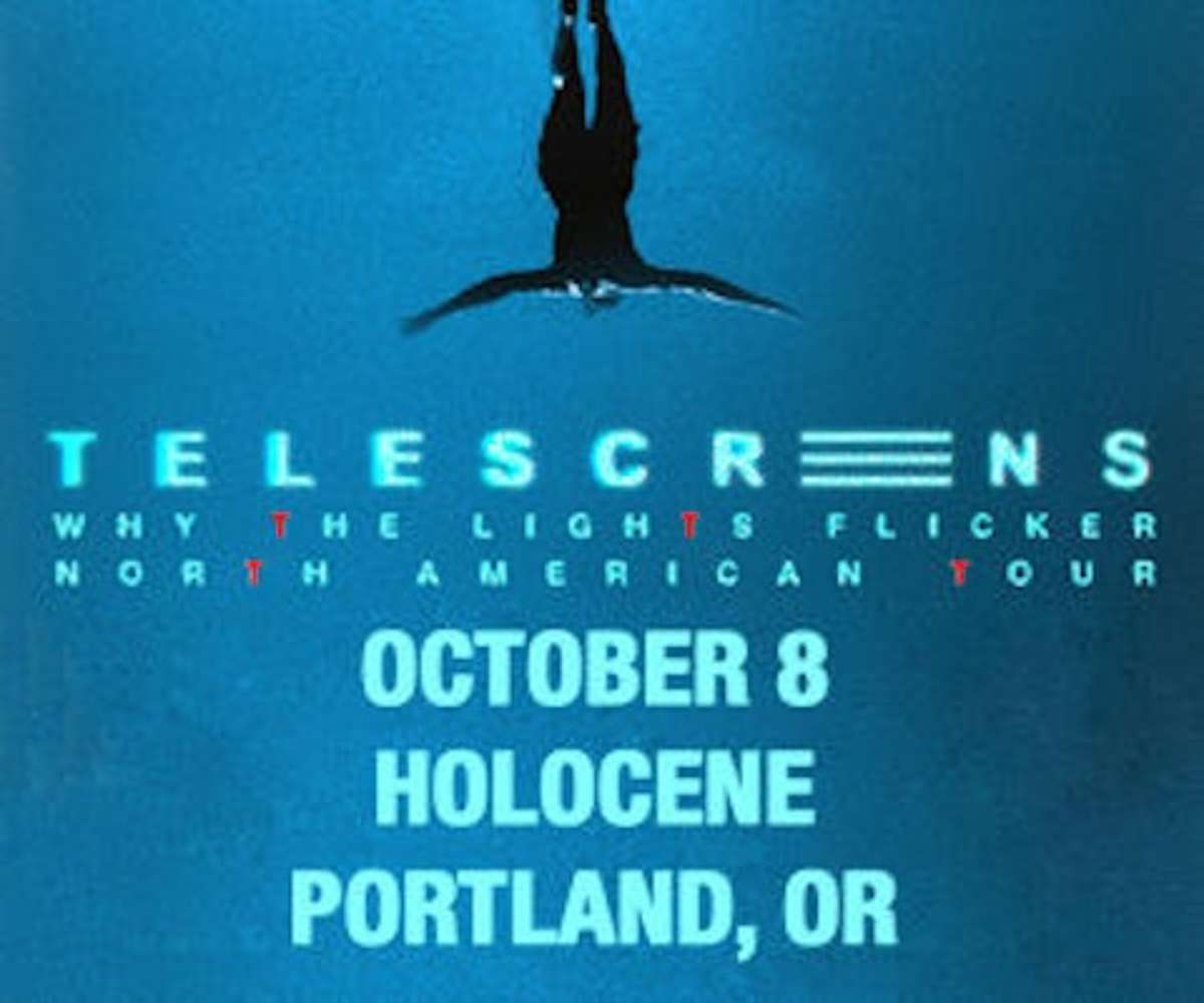 Telescreens – Why The Lights Flicker North American Tour 