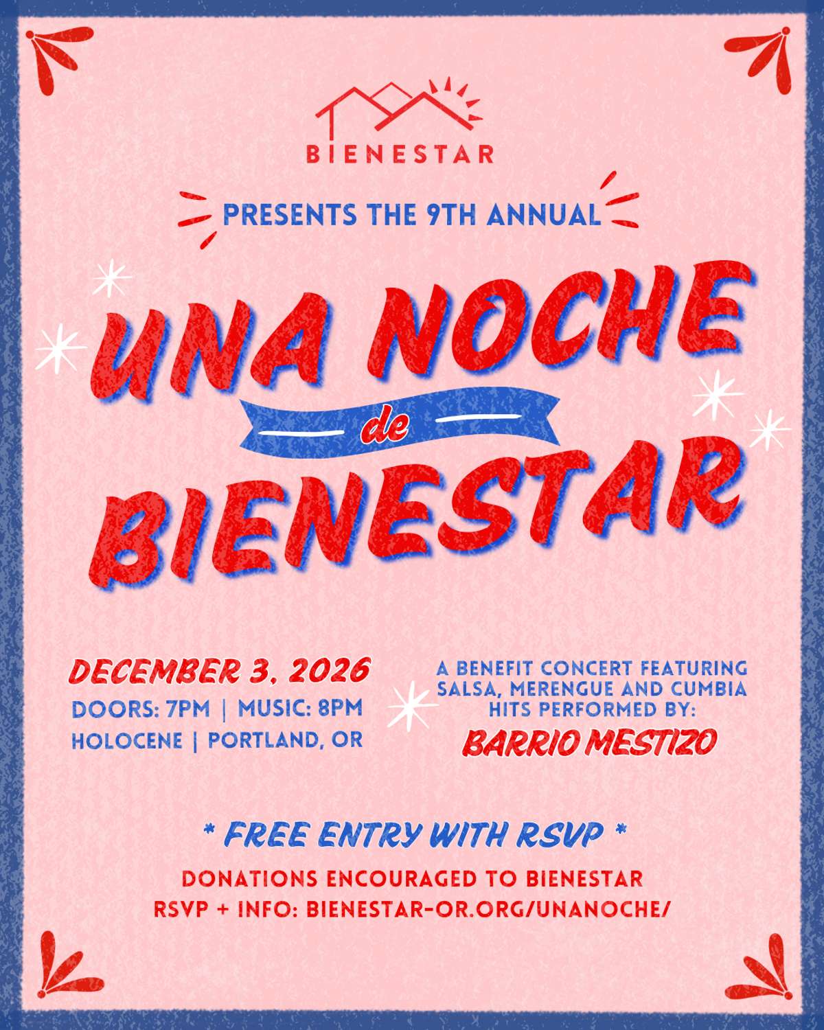 Una Noche De Bienestar ft. Barrio Mestizo  – 21+